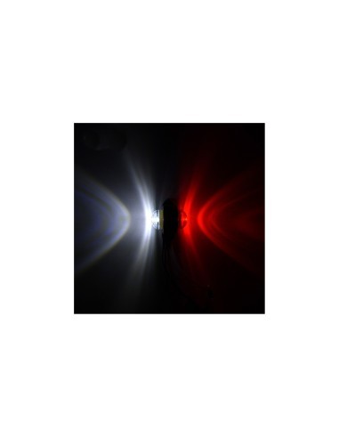 LED Marker Light White, Red, 12-24V, 40x50mm