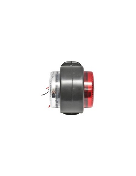 Side Marker Light LED White, Red, 12-24V, 48mm