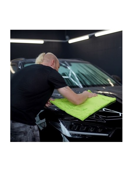 Ultra Absorbent Car Towel Chemicalworkz Shark Twisted Loop Towel, 1400GSM green 40x40 cm