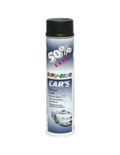 Fekete Matt Keréktárcsa Spray Festék 600ml