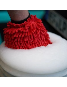 Chemicalworkz Chenille Wash Mitt Red Microfiber Car Wash... 2