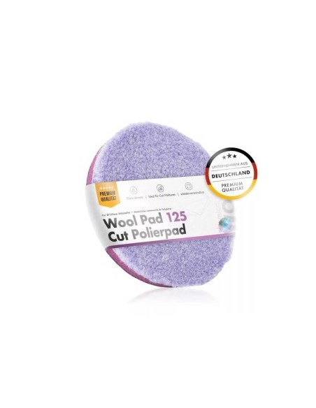 Δισκος πολυέλαιου με μαλλί, βιολετί Chemicalworkz Wool Cutting Pad 125MM