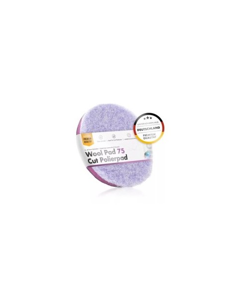 Δίσκος λείανσης με μαλλί, βιολετί Chemicalworkz Wool Cutting Pad 75MM