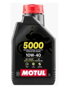 Motul 5000 10W40 4T Motorcycle Engine Oil 1L