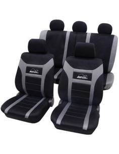 Universal Seat Covers Set Super Speed Petex Black-Grey