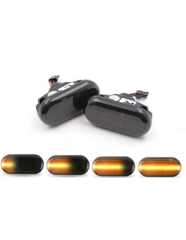 Set of 2 Dynamic LED Wing Indicators for Nissan...