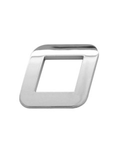 3D Car Ornament Number 0 26 MM Chrome