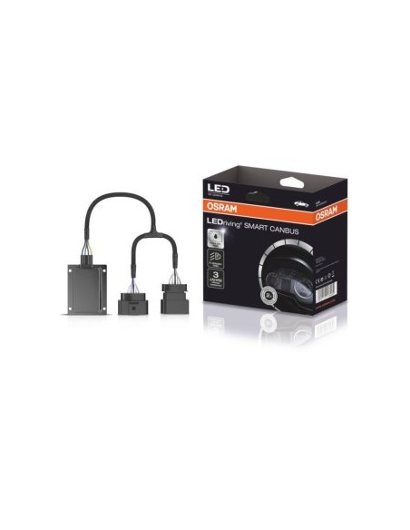 Set of 2 Error Cancellers for H7 LED Lights, Osram LEDriving SMART CANBUS, 12W