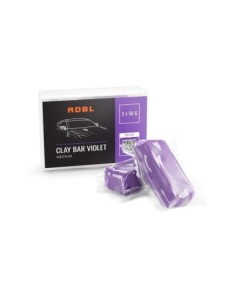 ADBL Violet Medium Decontamination Clay Bar, 100g 2 pcs