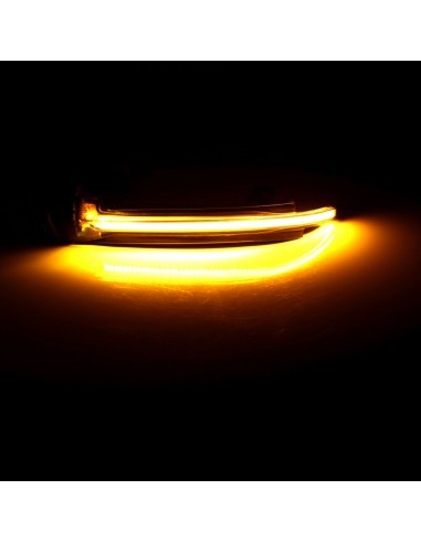 Set of 2 Dynamic LED Mirror Indicators for Audi...