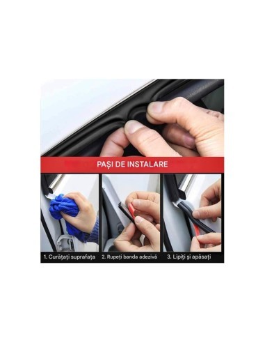 Car weatherstrip roll 4.3 m profile B,...