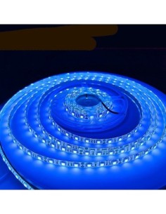 Blue LED Strip 60 LEDs 5050/meter, 24V, waterproof,...