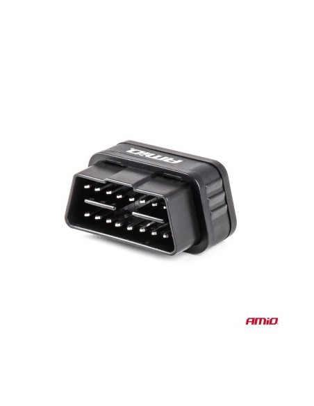 OBD2 Auto Diagnosis Tester, Wireless, ON-OFF Button, Compatible with Android IOS, 12-24V, AMiO