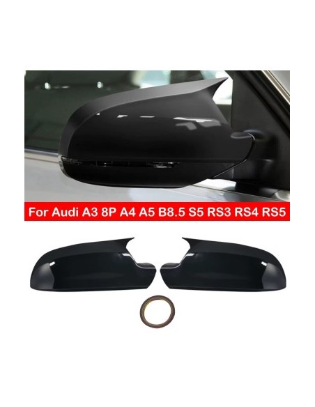 Batman Style Mirror Caps Set for AUDI A3, A4, A5