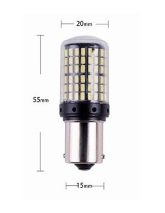 Led auto ALB P21W, BA15S 144 SMD-del, 12V, Canbus 2