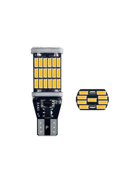 Auto LED Canbus W16W, T15, 45 Smd 4014 12V