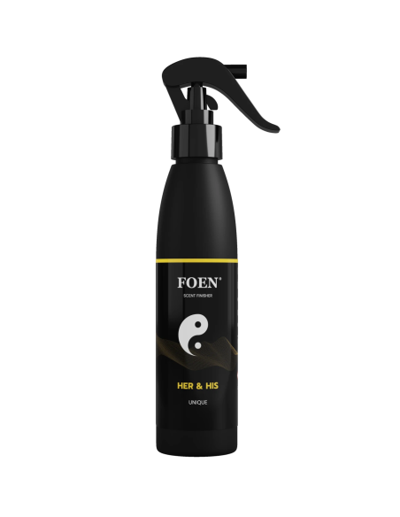 Premium unisex car air freshener with citrus, spicy, and woody notes, Foen Hers&His 185ml