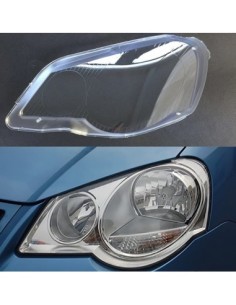 Left headlight glass for Volkswagen Polo (2005 - 2009) 2
