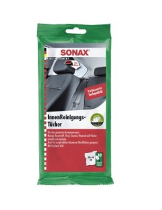 Wet wipes for car interior surfaces, 10 pcs Sonax