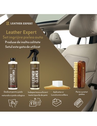 LEATHER EXPERT Car Leather Care Kit