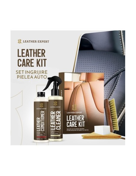 LEATHER EXPERT Autó Bőrápoló Készlet