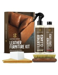 LEATHER EXPERT Furniture Care Set for Leather, 2x250ml