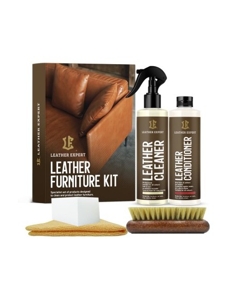 LEATHER EXPERT Furniture Care Set for Leather, 2x250ml