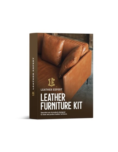 LEATHER EXPERT Furniture Care Set for Leather, 2x250ml
