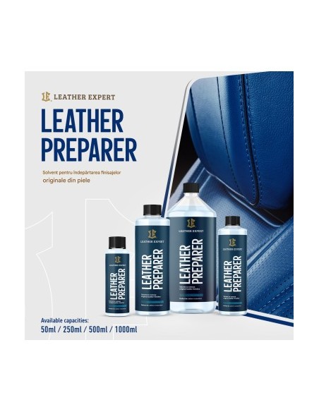 Leather Paint Remover Solution LEATHER EXPERT Leather Preparer 500ml