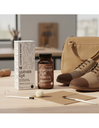 Dark Brown Suede Paint Leather Expert, Dye for...
