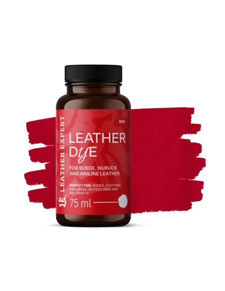 Suede Dye Red Leather Expert, Dye for suede, nubuck, aniline 75ml