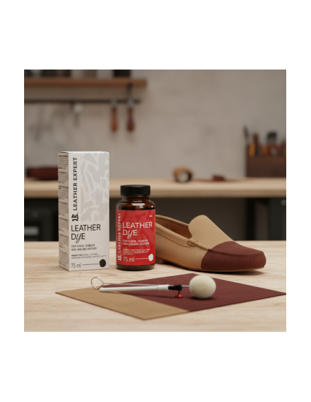 Suede Dye Red Leather Expert, Dye for suede, nubuck, aniline 75ml