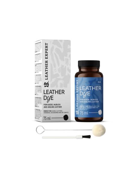 Vopsea Piele Intoarsa Albastru Leather Expert, Dye for suede, nubuck, aniline 75ml