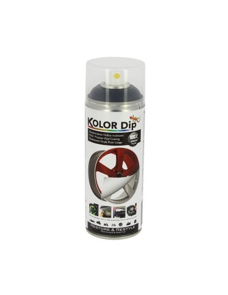 Mat Black Rubber Paint Spray Kolor Dip 400ml