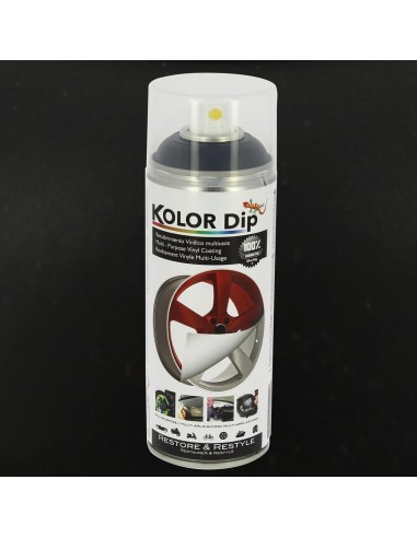 Σπρέι Βαφή Καουτσούκ Μαύρο Ματ Kolor Dip 400ml