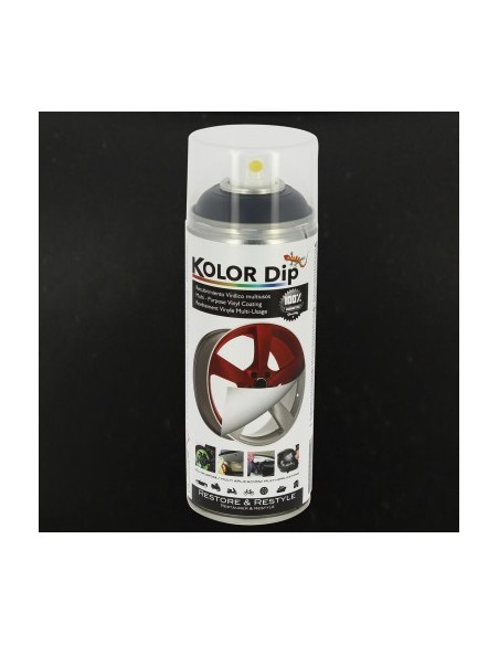 Σπρέι Βαφή Καουτσούκ Μαύρο Ματ Kolor Dip 400ml