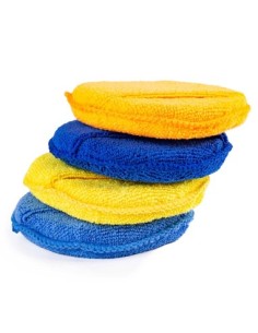 Set of 4 microfiber applicators 4x125mm