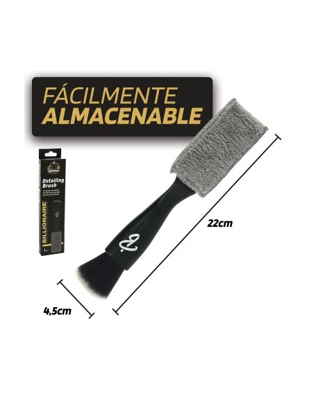 Πινέλο λεπτομέρειας 2in1, Billionaire Detailing Brush Dual