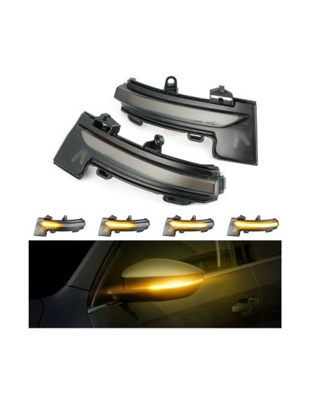 Set of 2 Dynamic LED Mirror Indicators for Skoda Octavia 3