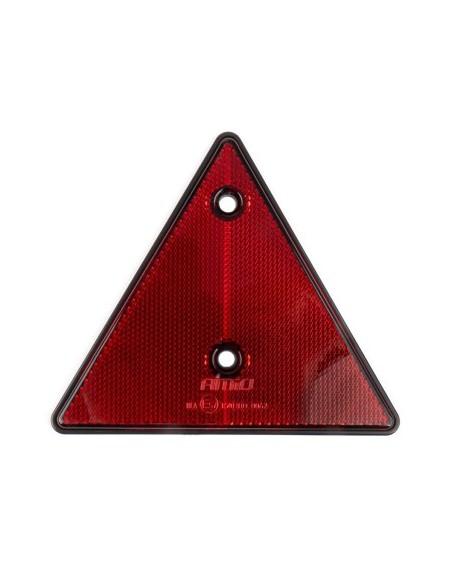Reflective warning triangle for trailers, red color, Amio
