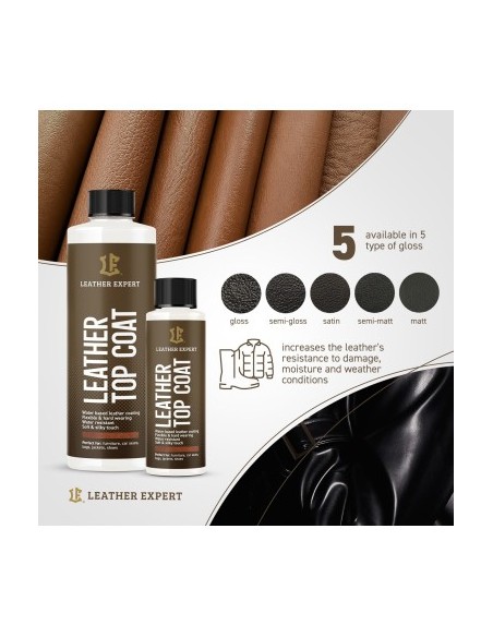 Gloss Lacquer for Leather Painting LEATHER EXPERT Top Coat, 500ml