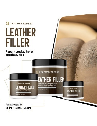 LEATHER EXPERT Leather Filler White 250ml