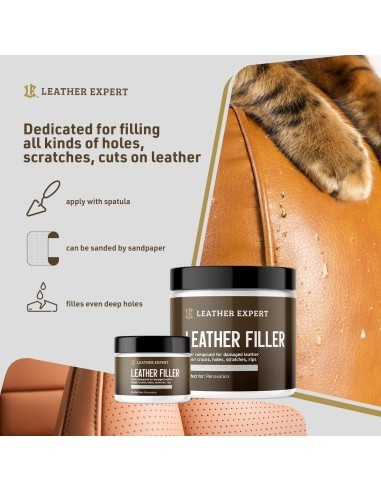 LEATHER EXPERT Leather Filler White 250ml