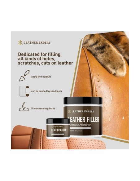 LEATHER EXPERT Leather Filler White 250ml