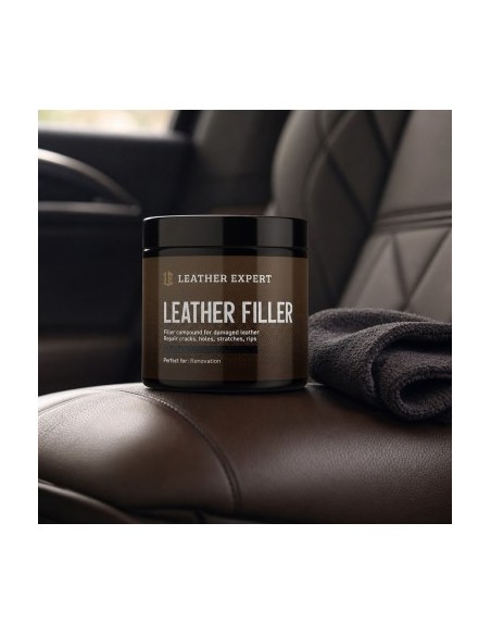 Fekete bőrjavító töltőanyag LEATHER EXPERT 250ml