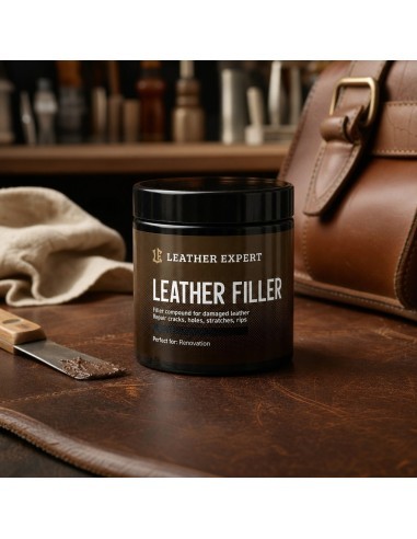 Fekete bőrjavító töltőanyag LEATHER EXPERT 250ml