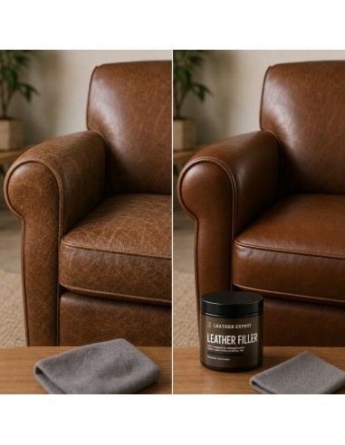 Fekete bőrjavító töltőanyag LEATHER EXPERT 250ml