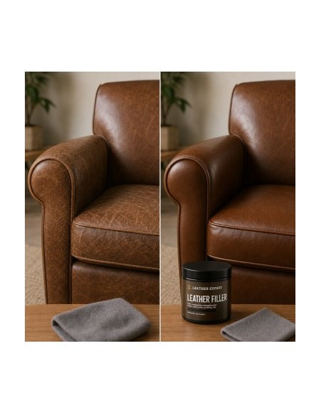 Fekete bőrjavító töltőanyag LEATHER EXPERT 250ml