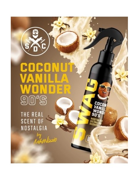 Car Air Freshener SWAG Coconut Vanilla Wonder 90's, 150ml