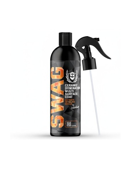 Hydrophobic Ceramic Protection Solution for All Auto Surfaces SWAG Ceramic Domination Multi Surface Coat 500ml
